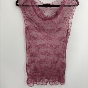 The Limited Pink Lace Fabric